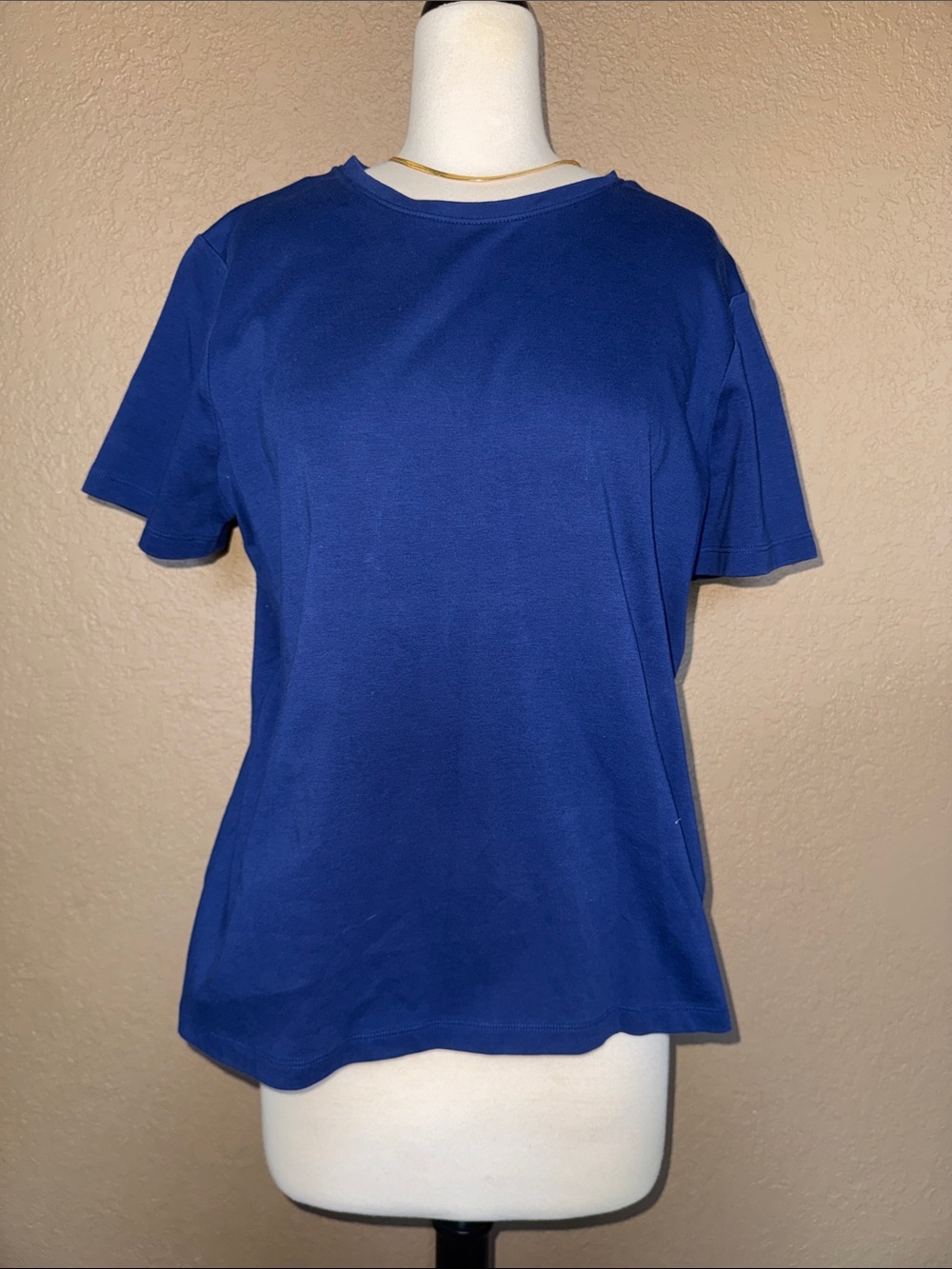 L.L. Bean Women's Short Sleeve Crew Tee - Royal Blue